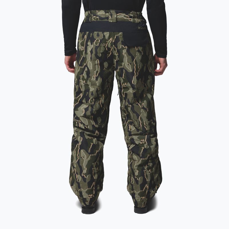 Spodnie snowboardowe męskie Columbia Coreshot Printed greenscape treebark print/black 3