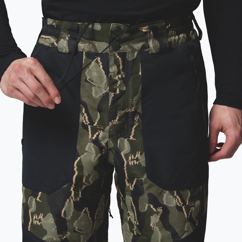 Spodnie snowboardowe męskie Columbia Coreshot Printed greenscape treebark print/black 7