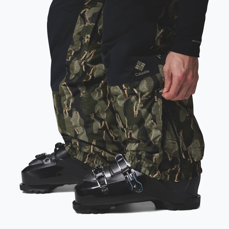 Spodnie snowboardowe męskie Columbia Coreshot Printed greenscape treebark print/black 10