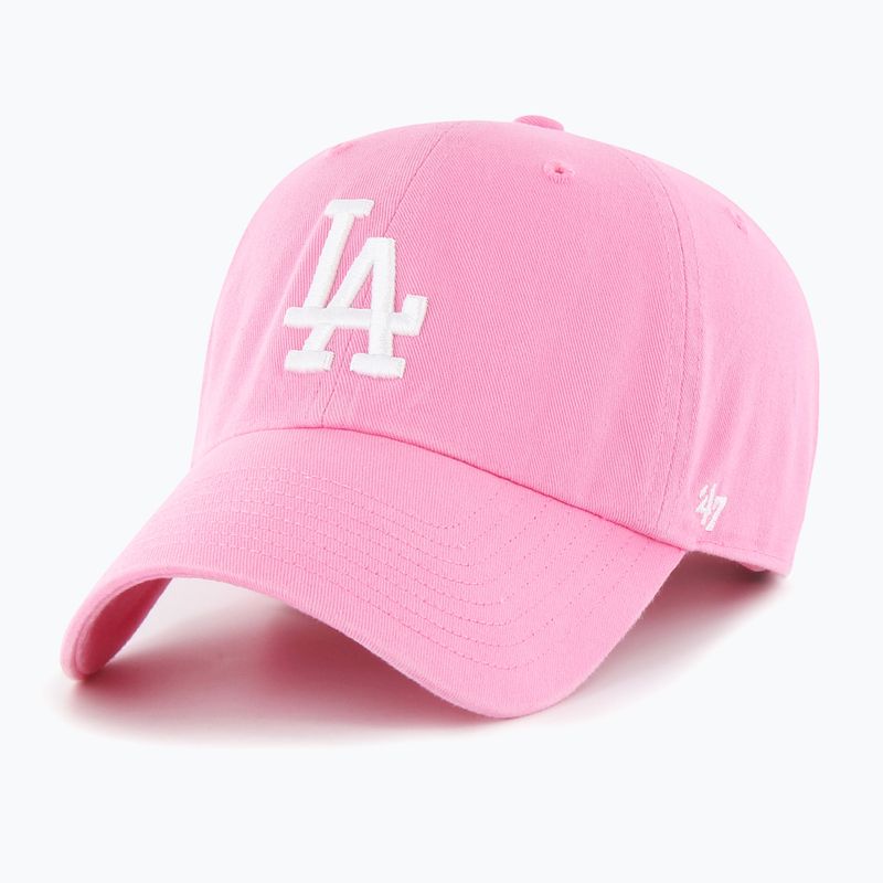 Czapka z daszkiem 47 Brand MLB Los Angeles Dodgers CLEAN UP rose