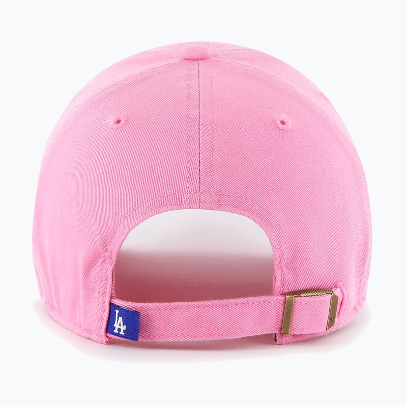 Czapka z daszkiem 47 Brand MLB Los Angeles Dodgers CLEAN UP rose 2
