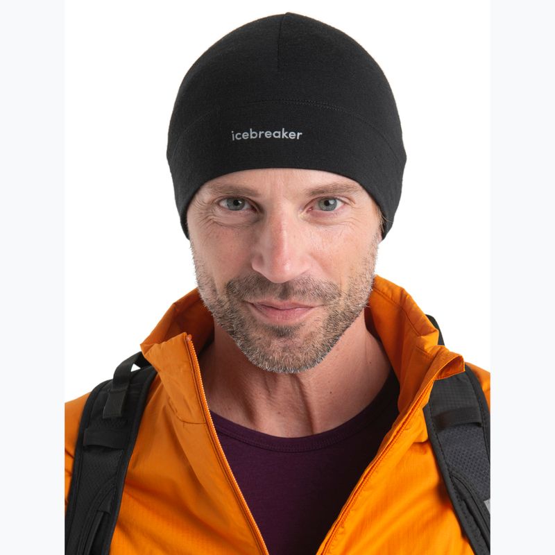 Czapka zimowa icebreaker Merino 200 Oasis Beanie black 2