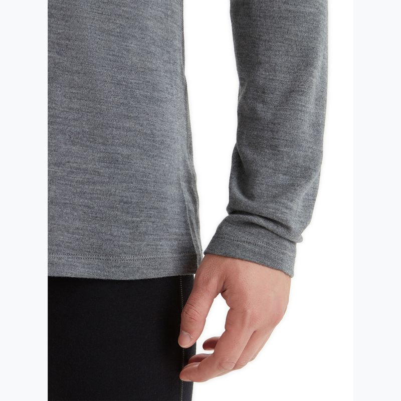 Bluza termoaktywna męska icebreaker 260 Tech LS Half Zip gritstone heather 6