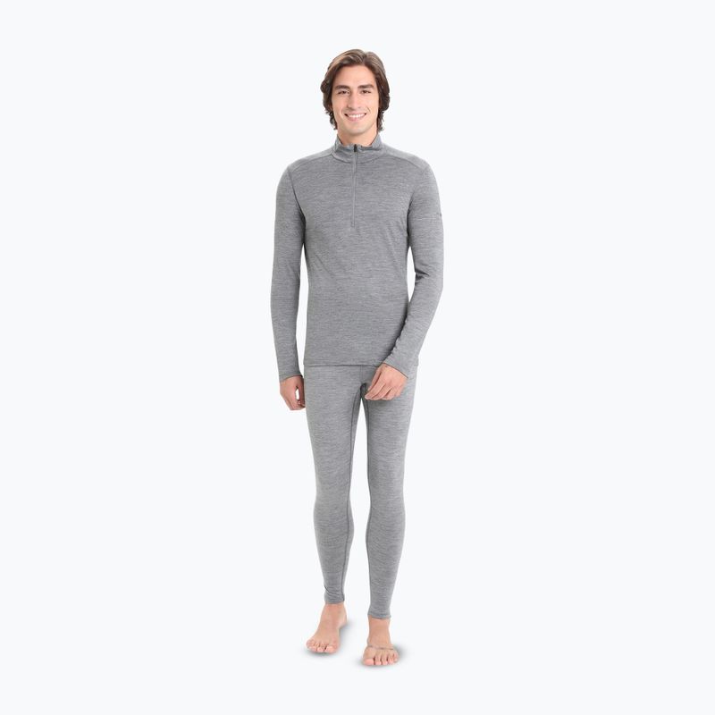 Bluza termoaktywna męska icebreaker Merino 200 Oasis Half Zip gritstone heather 2