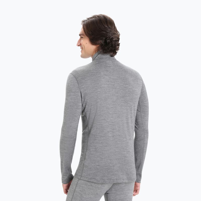 Bluza termoaktywna męska icebreaker Merino 200 Oasis Half Zip gritstone heather 3