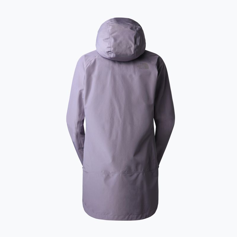 Płaszcz przeciwdeszczowy damski The North Face Dryzzle Futurelight Parka lunar slate 2