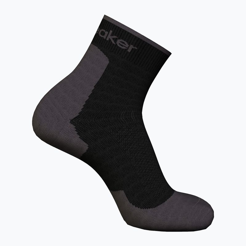 Skarpety męskie icebreaker Merino Hike+ Light Mini black/obsidian