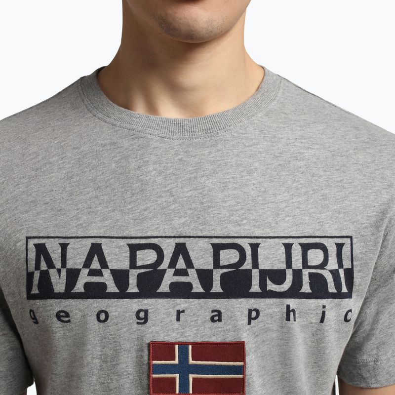 Koszulka męska Napapijri NP0A4GDQ gris 3