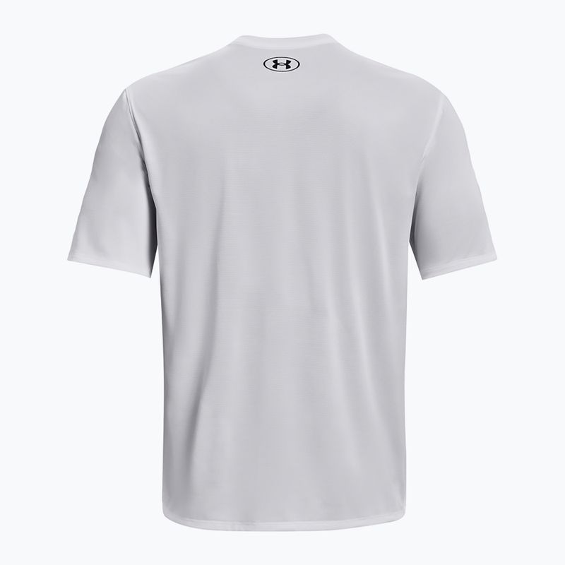 Koszulka treningowa męska Under Armour Tech Vent distant white/black 9