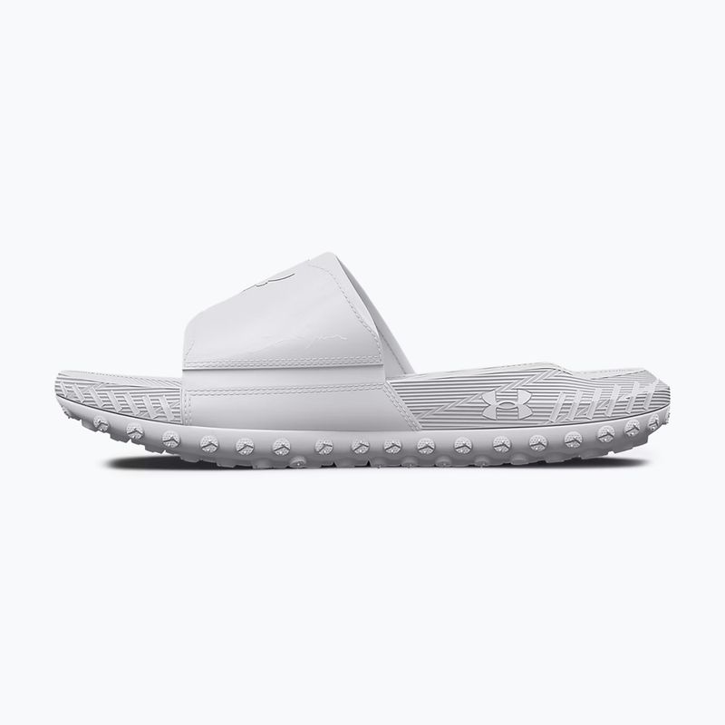 Klapki Under Armour Rock 3 black/white clay 2