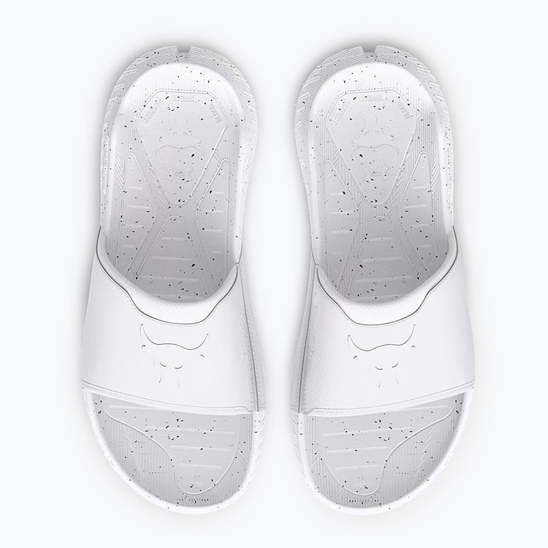 Klapki Under Armour Rock 3 black/white clay 3