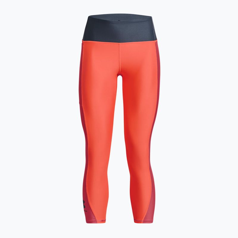 Legginsy treningowe damskie Under Armour Armour Blocked Ankle after burn/downpour gray 3