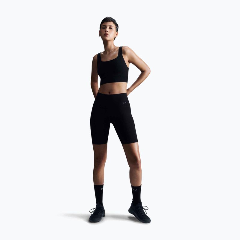 Biustonosz treningowy Nike Zenvy Medium-Support black/sail 2