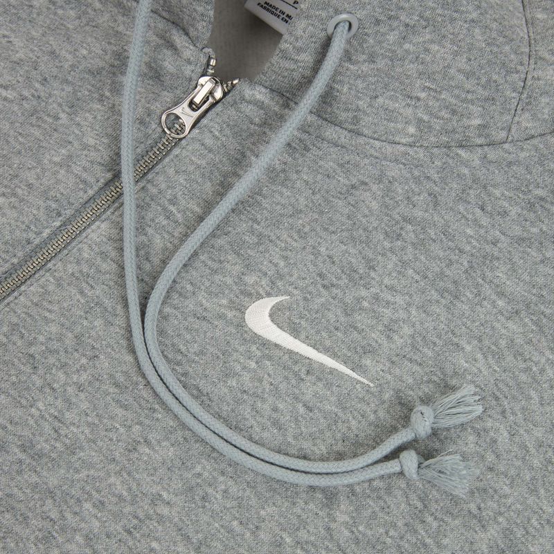 Bluza damska Nike Sportswear Phoenix Fleece dark grey heather/sail 12