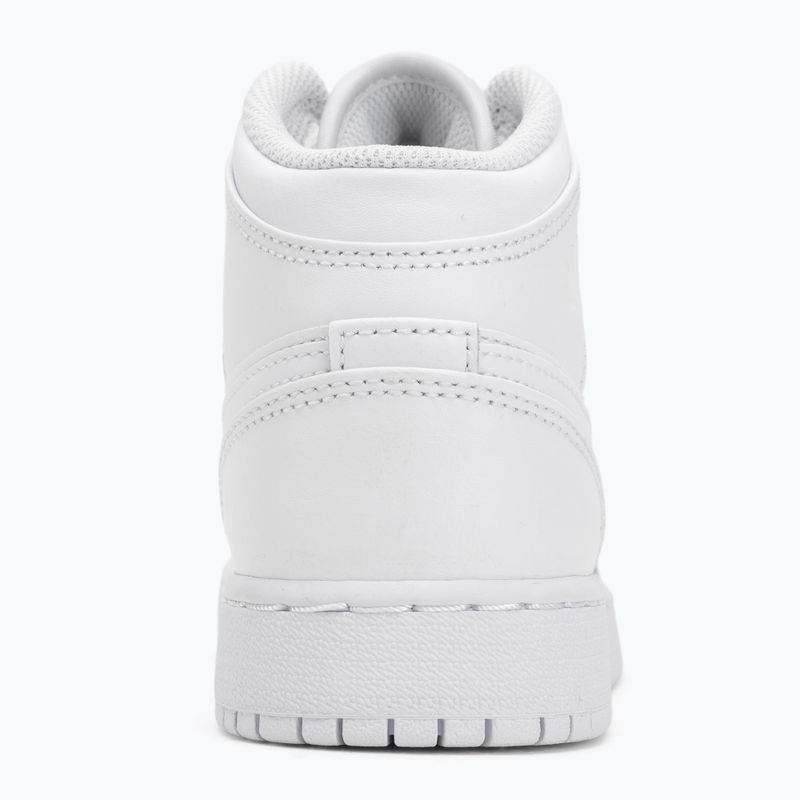 Buty Jordan 1 Mid white/white/white 6