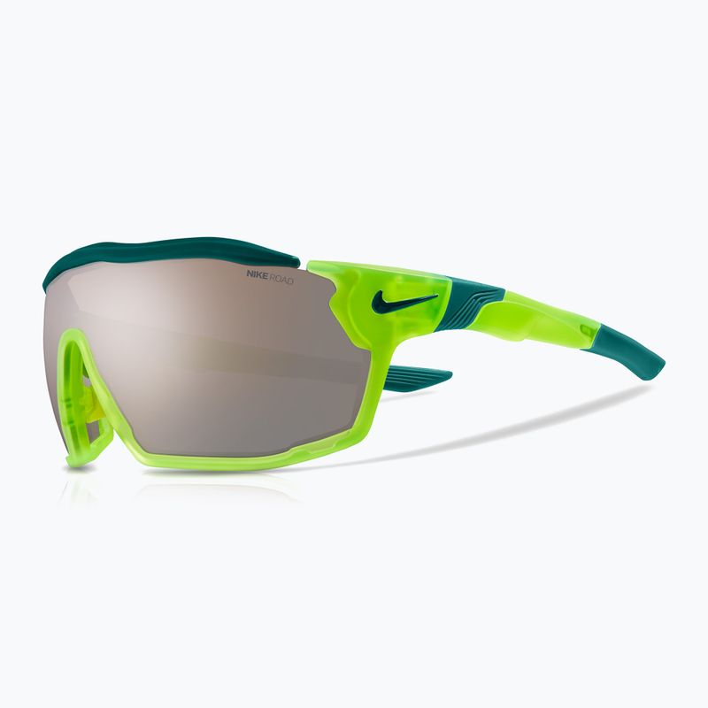 Okulary przeciwsłoneczne Nike Show X Rush matte volt/chrome mirror 5