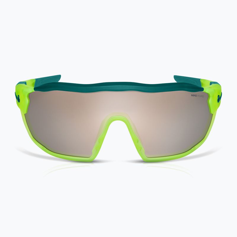 Okulary przeciwsłoneczne Nike Show X Rush matte volt/chrome mirror 6