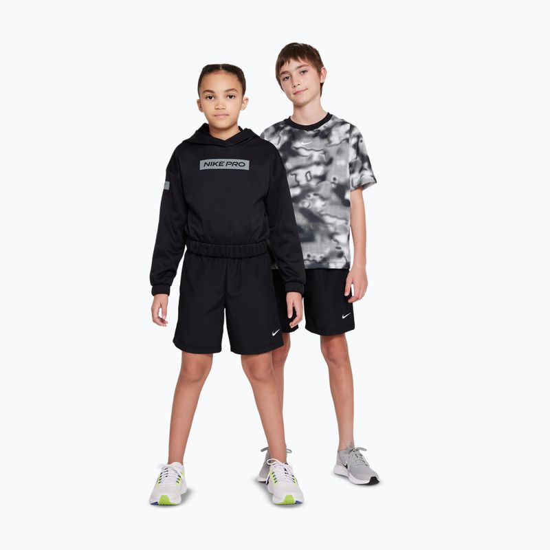 Spodenki treningowe dziecięce Nike Dri-Fit Multi black/white 2