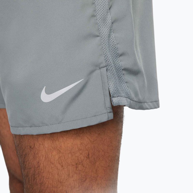 Spodenki męskie Nike Dri-Fit Challenger 7" Brief-Lined smoke grey/smoke grey/black 6