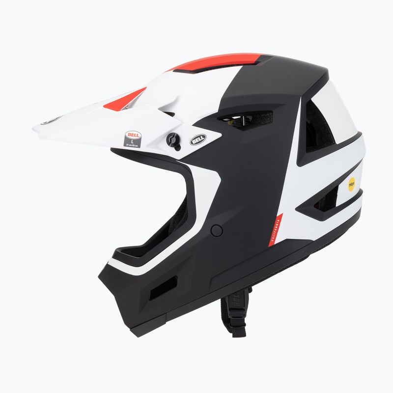 Kask rowerowy Bell Sanction 2 DLX Mips matte black/white 3