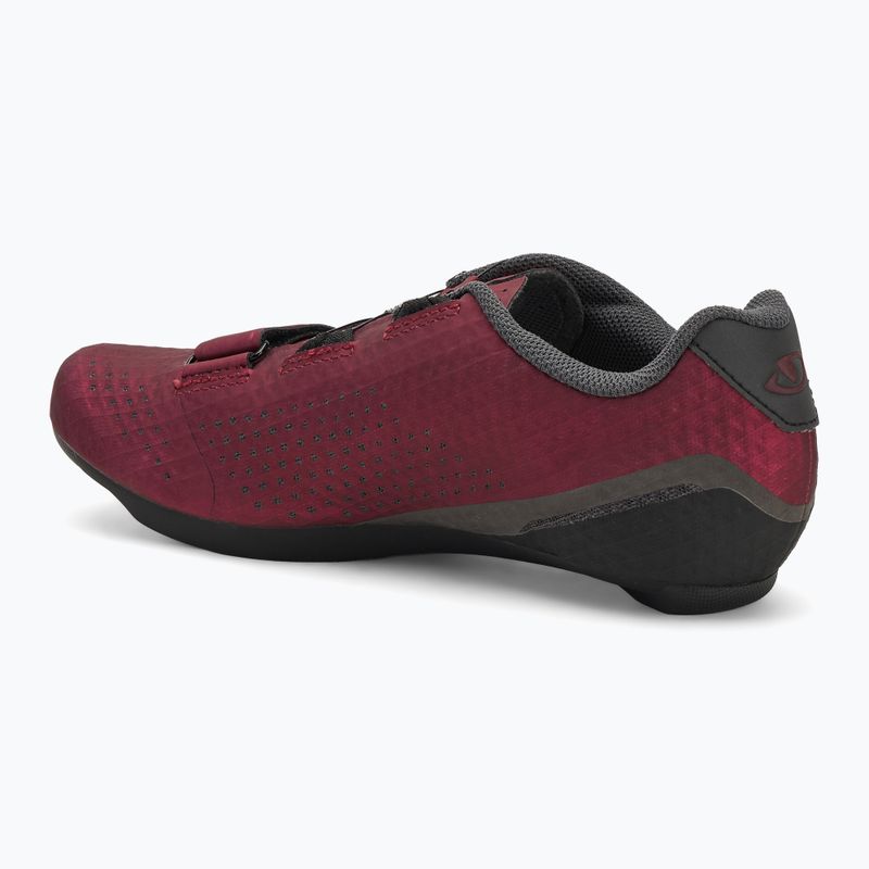 Buty szosowe damskie Giro Cadet Carbon ano dark cherry 3