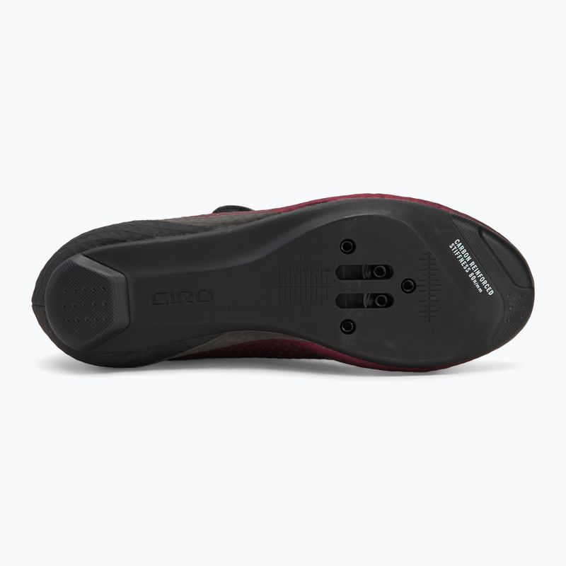Buty szosowe damskie Giro Cadet Carbon ano dark cherry 4