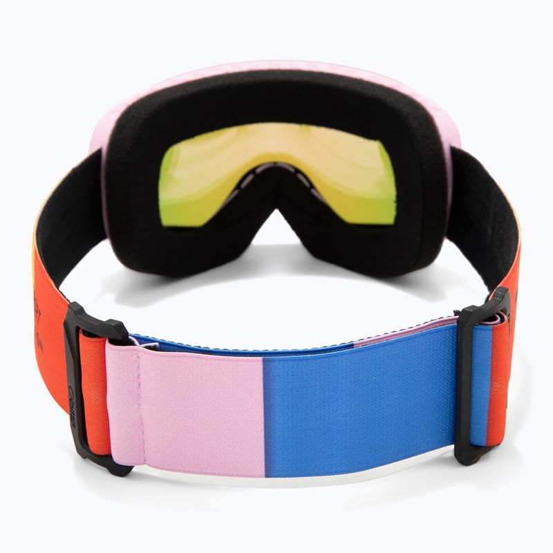 Gogle narciarskie dziecięce Giro Chico 2.0 Jr light pink blocks/amber pink 3