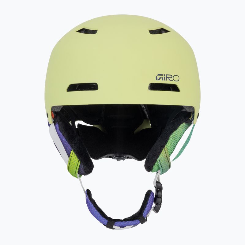 Kask narciarski dziecięcy Giro Crue matte fluorescent green 2