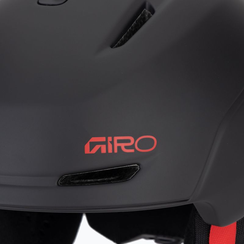 Kask narciarski Giro Neo matte black red 7