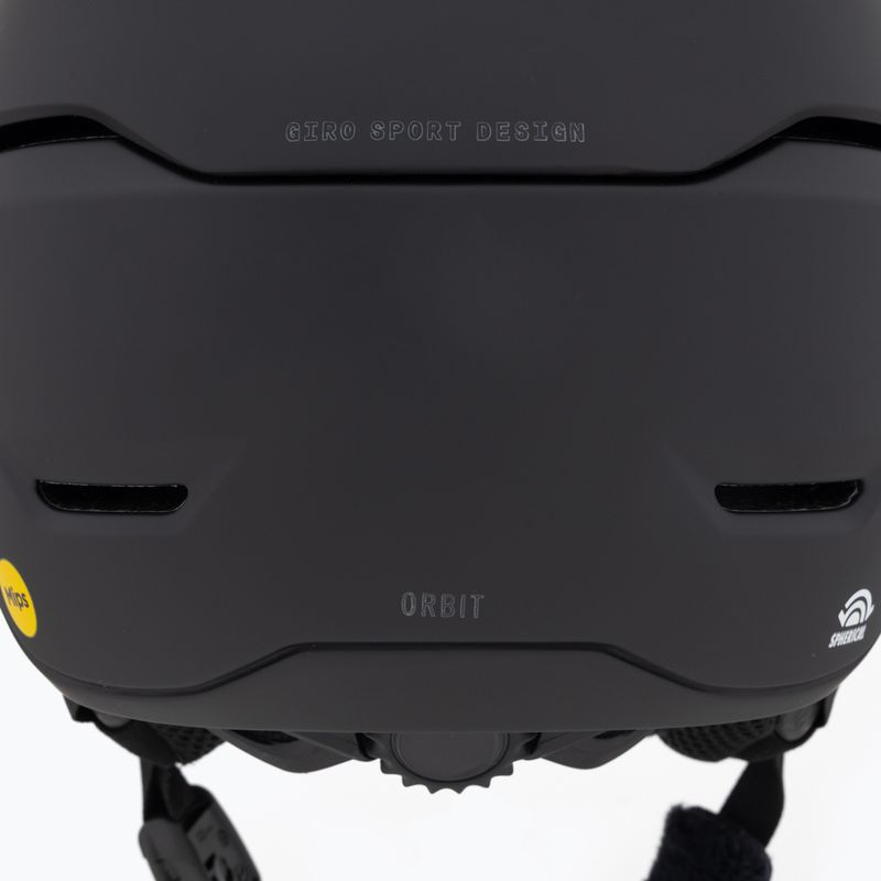 Kask narciarski Giro Orbit Spherical Mips matte black/vivid ember 7