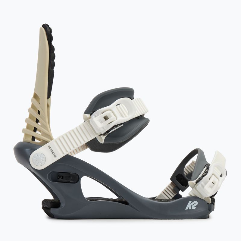 Wiązania snowboardowe damskie K2 Cassette grey 2