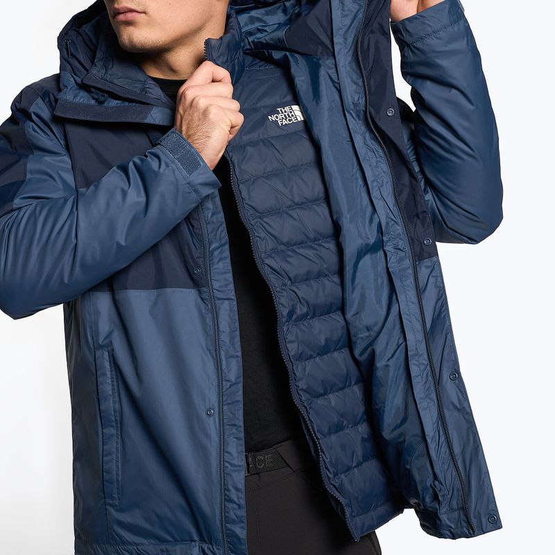 Kurtka 3w1 męska The North Face New Dryvent Down Triclimate shady blue/summit navy 5