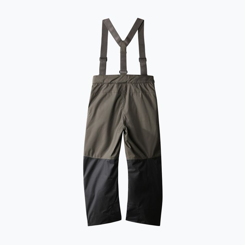 Spodnie narciarskie dziecięce The North Face Teen Snowquest Suspender new taupe green 2