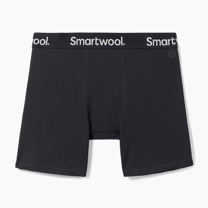 Bokserki termoaktywne męskie Smartwool Merino Boxer Brief Boxed 2024 black 4
