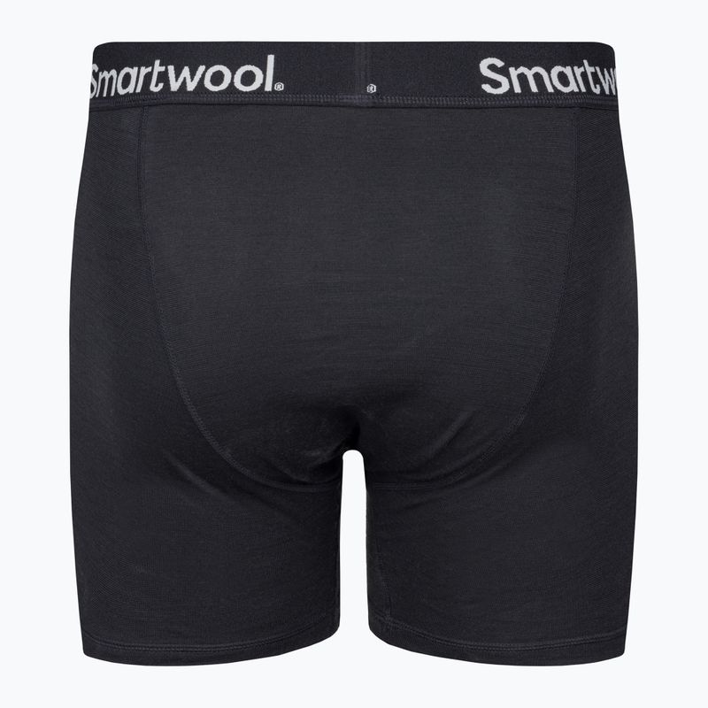 Bokserki termoaktywne męskie Smartwool Merino Boxer Brief Boxed 2024 black 2