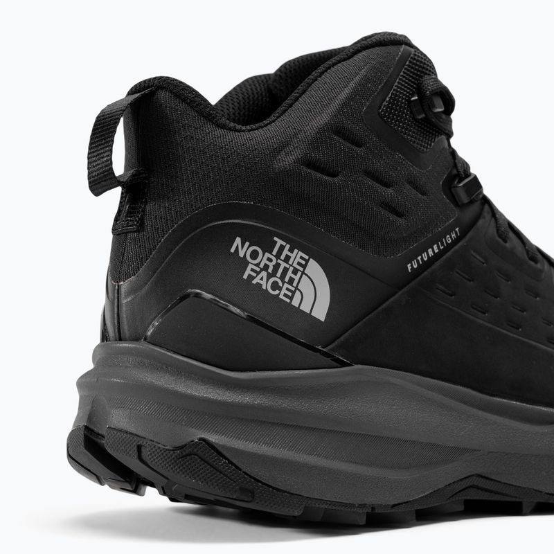 Buty turystyczne męskie The North Face Vectiv Exploris 2 Mid Futurelight Leather black/vanadis grey 9