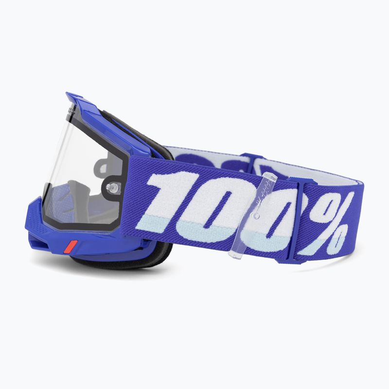 Gogle rowerowe 100% Accuri 2 Enduro MTB blue/clear 4