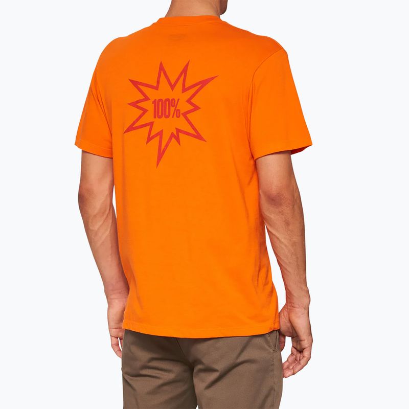 Koszulka męska 100% Smash orange 2