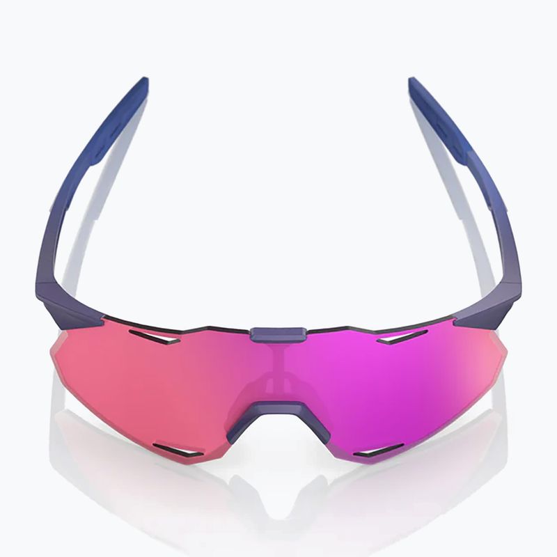 Okulary przeciwsłoneczne 100% Hypercraft XS satin storm metallic/purple mirror 3