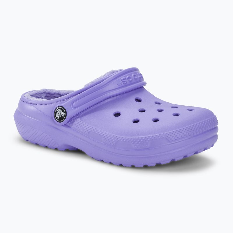 Klapki Crocs Classic Lined Clog Kids digital violet