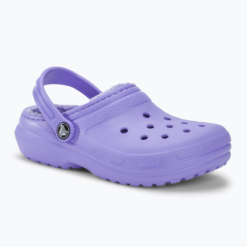Klapki Crocs Classic Lined Clog Kids digital violet 2