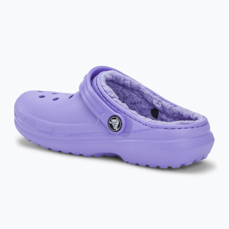 Klapki Crocs Classic Lined Clog Kids digital violet 4