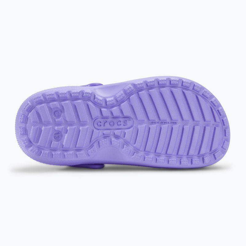 Klapki Crocs Classic Lined Clog Kids digital violet 5