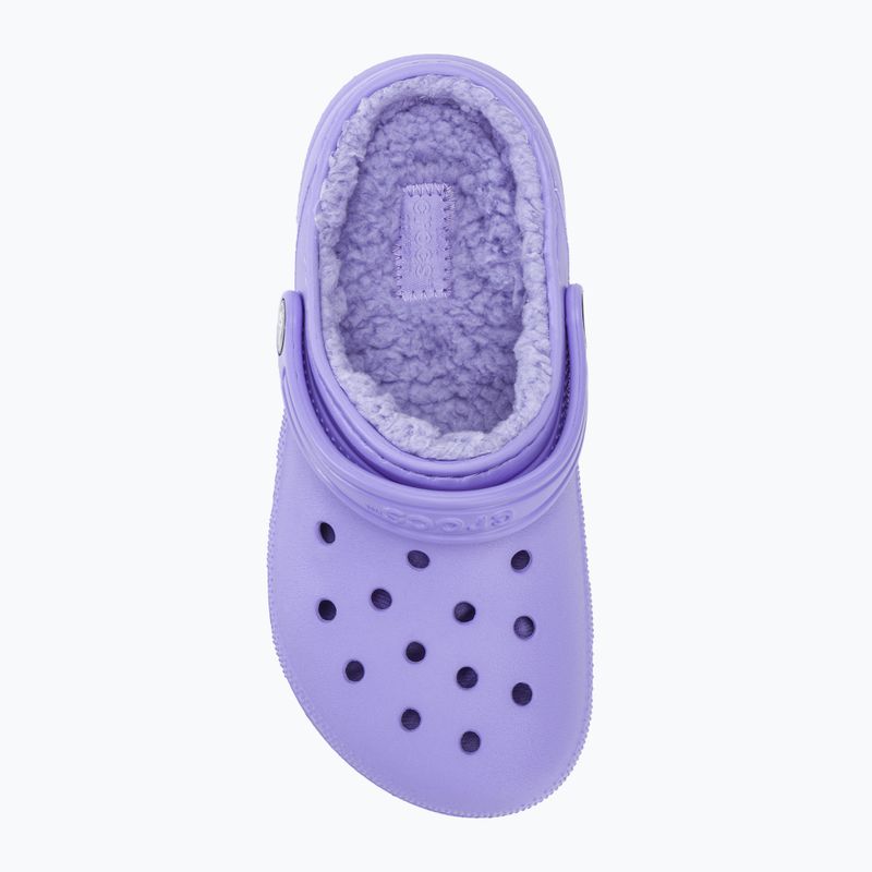 Klapki Crocs Classic Lined Clog Kids digital violet 6