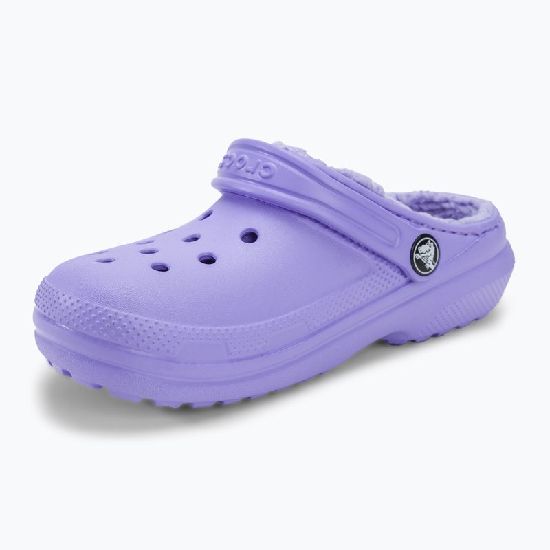 Klapki Crocs Classic Lined Clog Kids digital violet 8