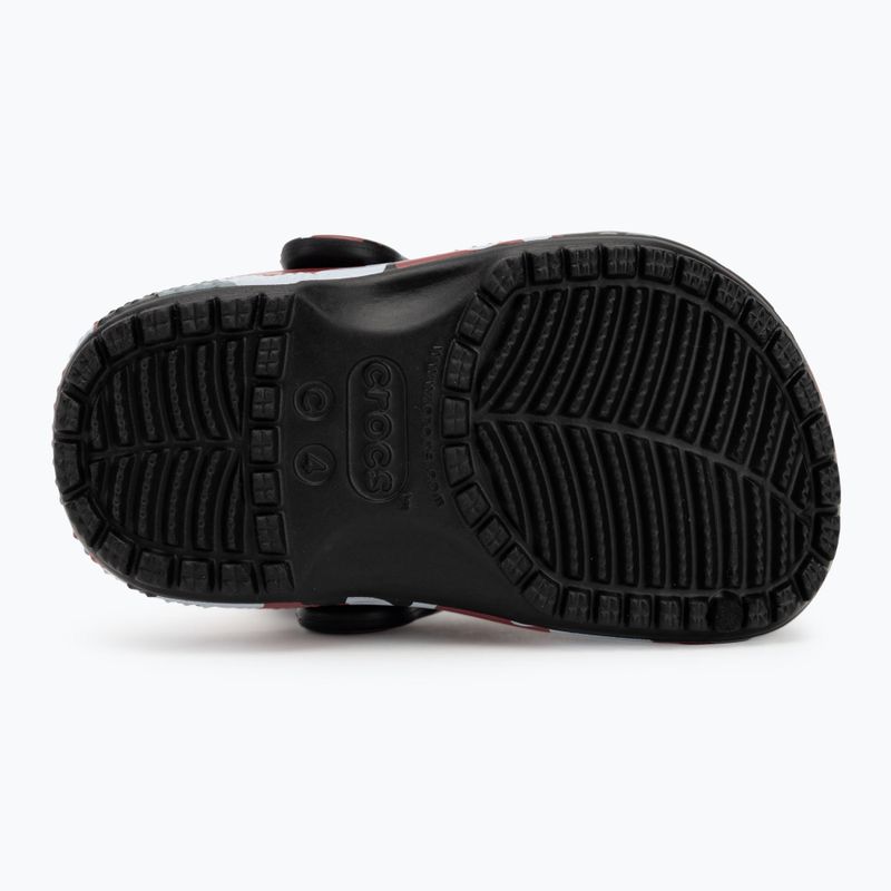 Klapki dziecięce Crocs Classic Camo Clog Toddler black/red 5