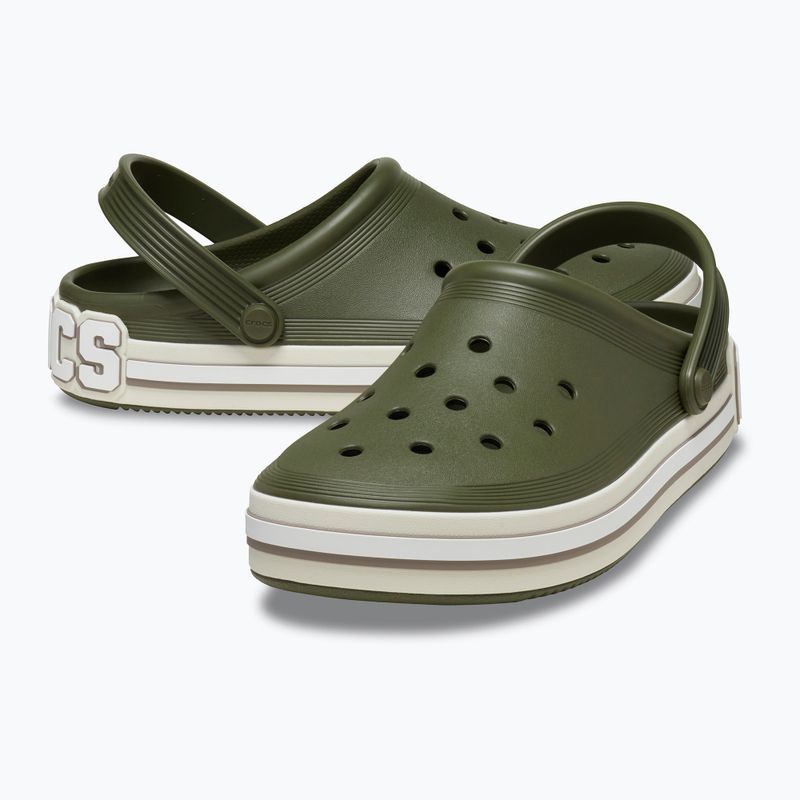 Klapki Crocs Off Court Logo Clog army green 11