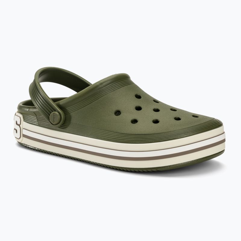 Klapki Crocs Off Court Logo Clog army green 2