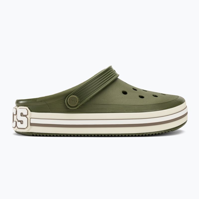 Klapki Crocs Off Court Logo Clog army green 3