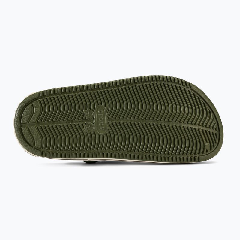 Klapki Crocs Off Court Logo Clog army green 5